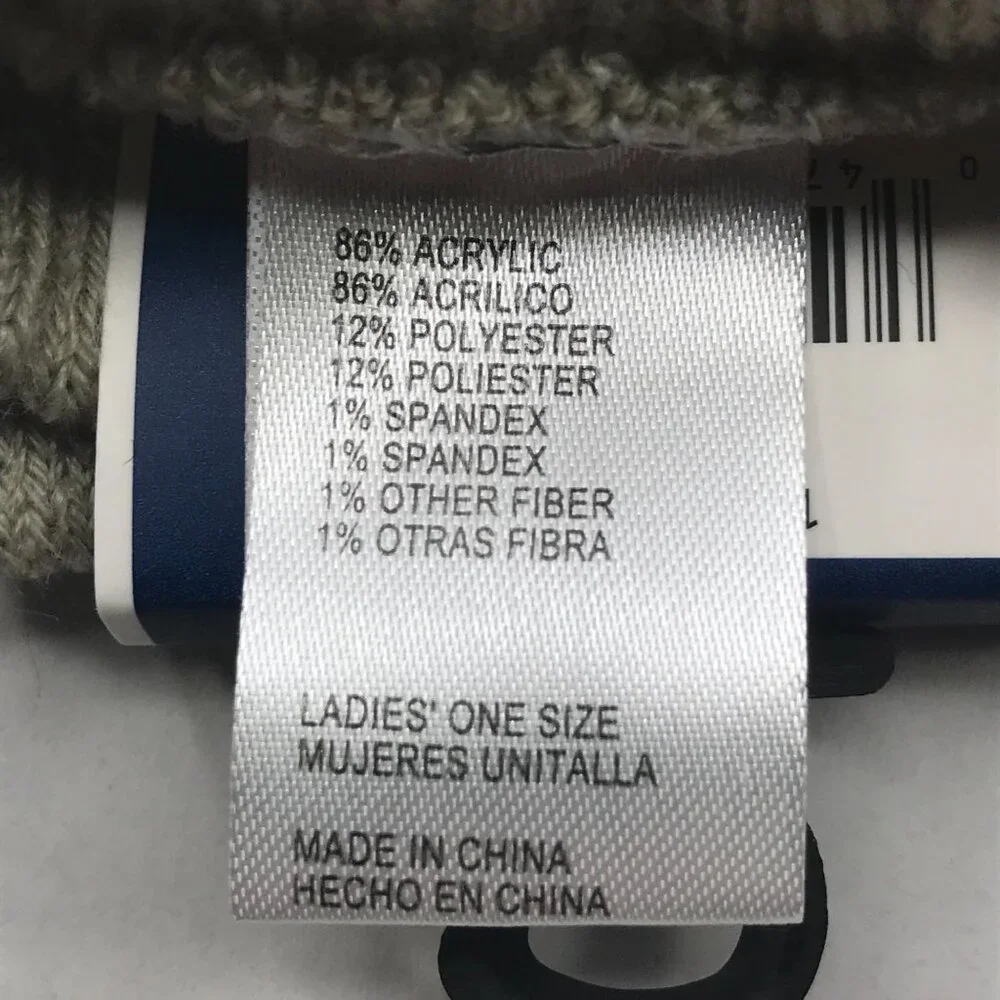 Winter Essentials Women's One Size Beige Texting Elongated Gloves New - Picture 6 of 8